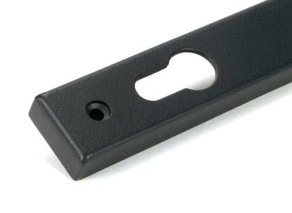 Newbury Slimline Lever Espag. Lock Set | Matt Black- From The Anvil