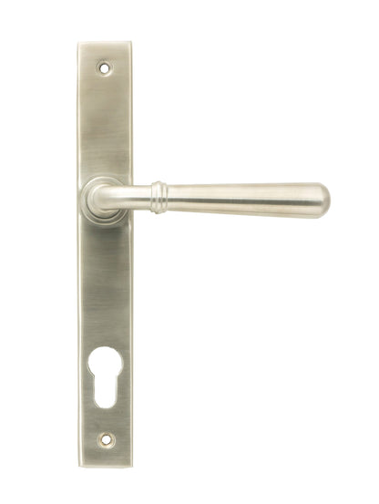 Newbury Slimline Lever Espag. Lock Set | Satin Marine SS (316) - From The Anvil