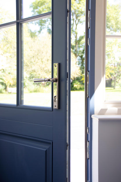 Newbury Slimline Lever Espag. Lock Set | Polished Nickel - From The Anvil