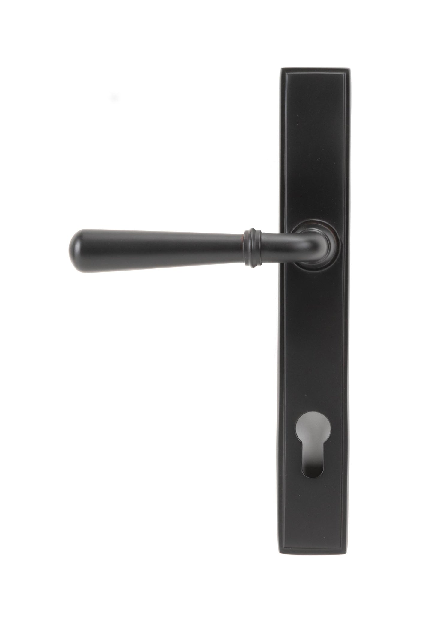Newbury Slimline Lever Espag. Lock Set | Aged Bronze - From The Anvil