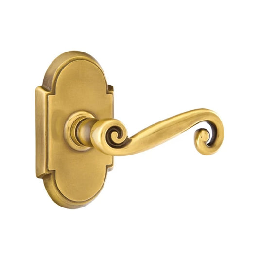 Emtek -  Rustic Lever #8 Rosette French Antique US7